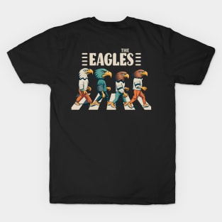 The eagles funny Philadelphia eagles football design T-Shirt